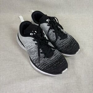 APL TechLoom Pro Knit White & Black Running Sneaker Shoe Women's Size‎ 5.5